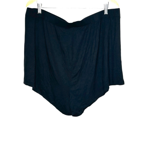 Skims Kim Kardashian Black Onyx Sleep Short Cami Set Relaxed Soft Plus Size 2X - Picture 8 of 12